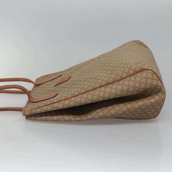 CELINE Macadam Canvas Tote Bag Pvc Beige Gold - Picture 4 of 12